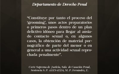 De los delitos y el “online child grooming”: entre lo punible y lo inmoral